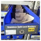 Bolt bin containing assorted hardware and bolts/Mi