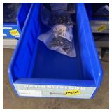 Bolt bin containing assorted hardware and bolts/Mi