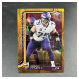 2025 Topps Chrome Brian O'Neill Gold Wave Football