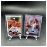 Two Baseball Autograph Cards