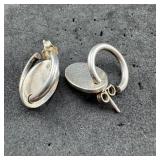 Sterling Silver Earrings  8.3g / Approx. 0.29 oz