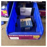 Bolt bin containing assorted hardware and bolts/Mi