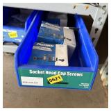 Bolt bin containing assorted hardware and bolts/Mi