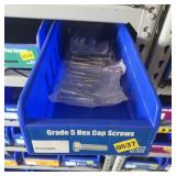 Bolt bin containing assorted hardware and bolts/Mi