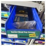 Bolt bin containing assorted hardware and bolts/Mi
