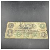Tallahassee Railroad Company $1 Note