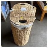 Wicker Hamper Basket. See Photos.