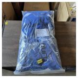 One dozen women's medium button-down polo shirts.