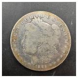 1893-CC Morgan Silver Dollar