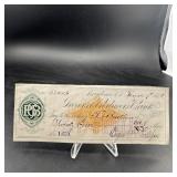 1878 Grocers Produce Bank Note
