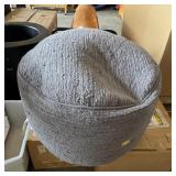 Approximately 24-inch cushion foot rest stool. See