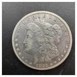 1892-CC Morgan Silver Dollar