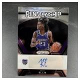 Keion Ellis Autographed Basketball Card