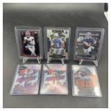 Lot of Six 2025 Rookie Football Cards