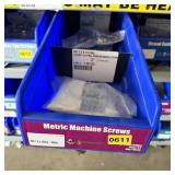 Bolt bin containing assorted hardware and bolts/Mi