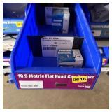 Bolt bin containing assorted hardware and bolts/Mi