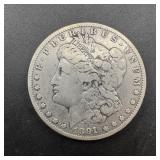 1891-CC Morgan Silver Dollar
