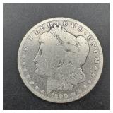 1890-CC Morgan Silver Dollar