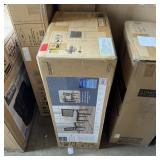 Box containing two woven-back chairs. See photos.