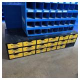 12-compartment Fastenal bolt bin, approximately 20