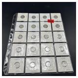 20 Mixed-date Silver Roosevelt Dimes