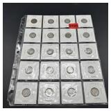 20 Mixed-date Silver Mercury Dimes