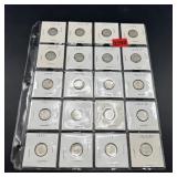20 Silver Roosevelt Dimes