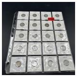 20 Mixed-date Silver Mercury Dimes
