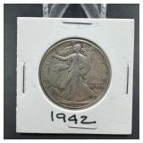 1942 Walking Liberty Half Dollar