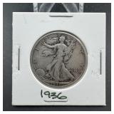 1936 Walking Liberty Half Dollar