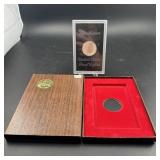 1972 Silver Eisenhower (ike) Dollar In Box