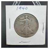 1940 Walking Liberty Half Dollar