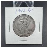 1943-d Walking Liberty Half Dollar