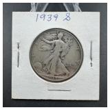 1939-s Walking Liberty Half Dollar
