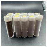 (10 Times Bid) 10 Rolls Of 1950s Wheat Cents