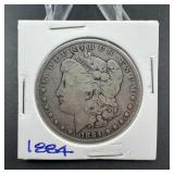 1884 Morgan Silver Dollar