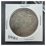1921 Morgan Silver Dollar