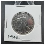 1942 Walking Liberty Half Dollar