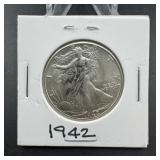 1942 Walking Liberty Half Dollar