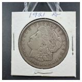 1921 Morgan Silver Dollar