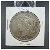 1922 Peace Silver Dollar