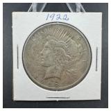 1922 Peace Silver Dollar
