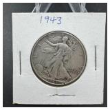 1943 Walking Liberty Half Dollar
