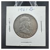1961-d Franklin Half Dollar