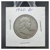1960-d Franklin Half Dollar