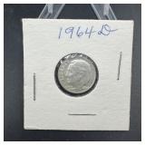 1964 Silver Roosevelt Dime