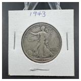 1943 Walking Liberty Half Dollar