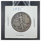 1935 Walking Liberty Half Dollar