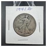 1941-d Walking Liberty Half Dollar