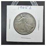 1945-s Walking Liberty Half Dollar